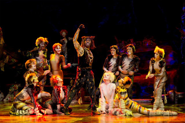 Marcquelle Ward as a newly imagined Rum Tum Tugger in Cats. Photographer: Alessandro Pinna.